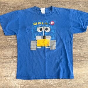 Walt Disney world vintage blue Wall-e graphic t-shirt